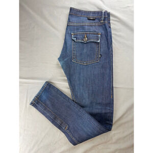 Hugo Boss Lightweight Flap Pocket Skinny Jeans w/ Zip Cuffs. Women's 28, Read.